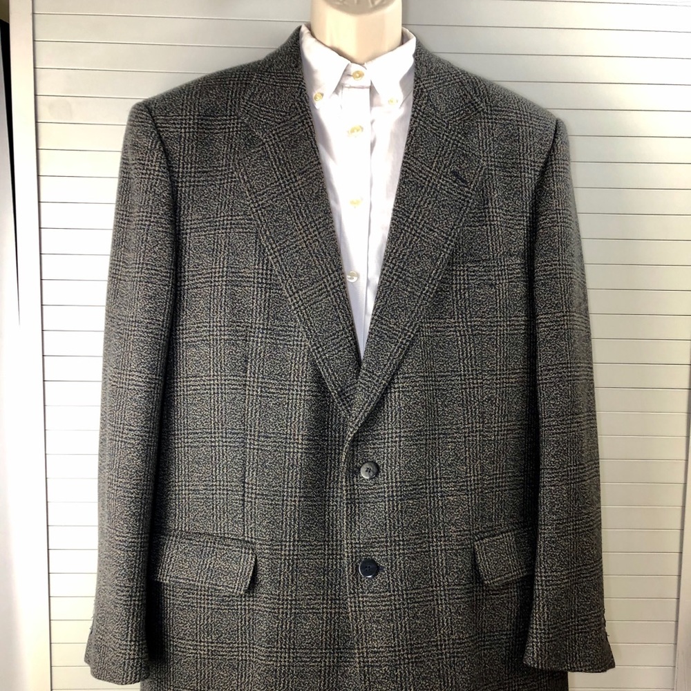 ANTONIO Parillo Men’s 46L Wool Blend Harris Tweed Sportcoat NWT 2-Button Blazer